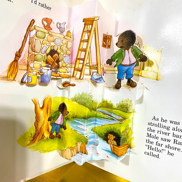 THE WIND IN THE WILLOWS POP-UP BOOKS TREASURY COLLECTION OF 4 VINTAGE 1988 - Picture 6 of 16